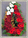 coroana anthurium gerbera crizanteme