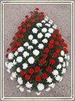 coroana 120 crizanteme garoafe