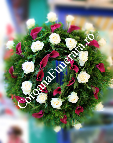 coroana rotunda cale trandafiri