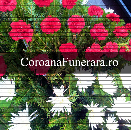 coroane funerare garoafe crizanteme