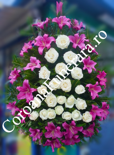 coroana crini trandafiri