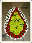 coroana crizanteme anthurium trandafiri