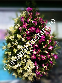 coroana de flori orhidee