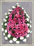 coroana trandafiri crini lilas