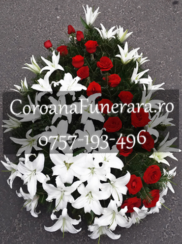 Coroana crini si trandafiri