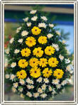 coroana gerbera crizanteme