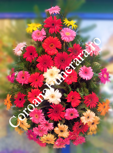 Corona gerbera mozaic