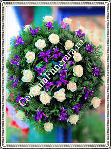 rotunda cu iris si trandafiri