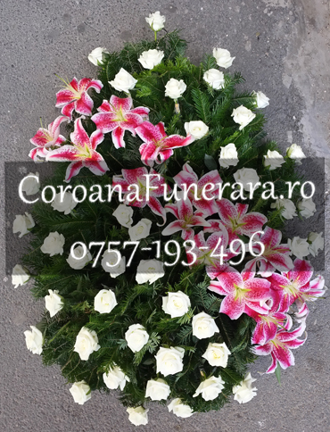 funerare cu flori si trandafiri