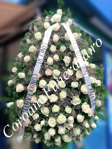 mesaj panglica coroane flori funerare