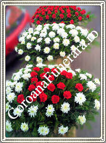 aranjamente funerare coroane flori